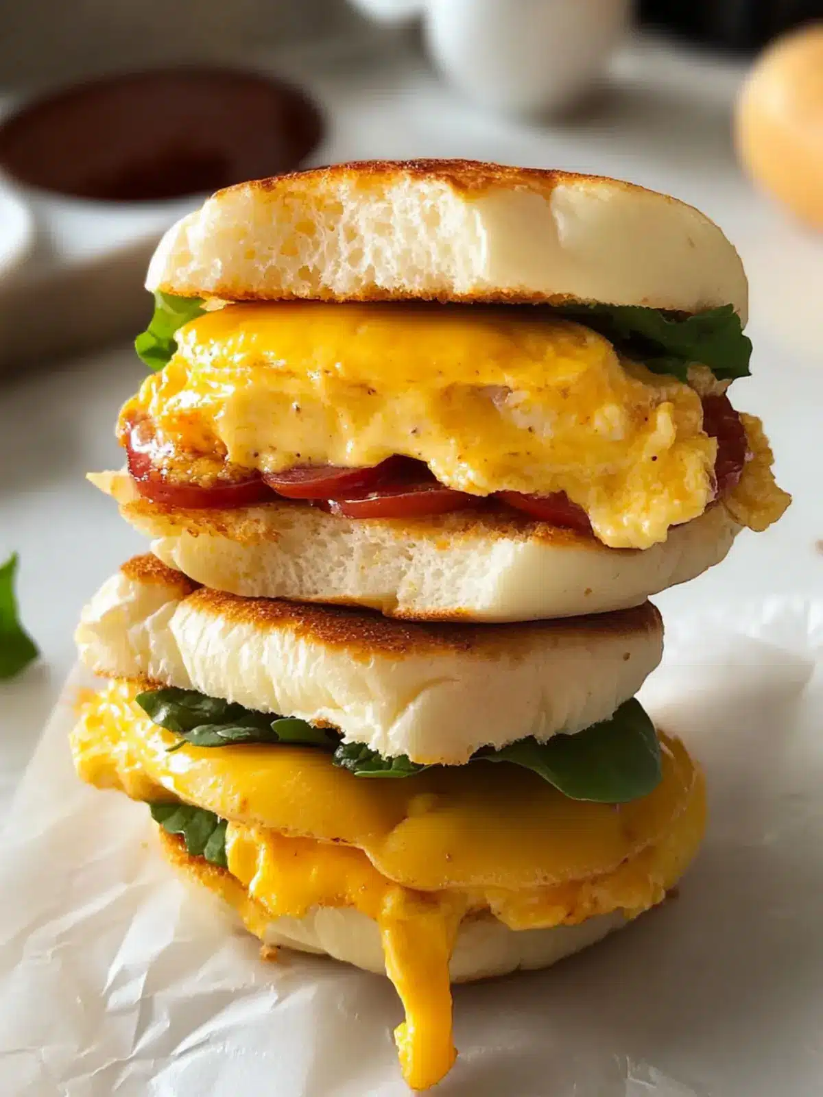 Cheesy Chipotle Breakfast Sandwiches for a Flavorful Start 4 Cheesy Chipotle Breakfast Sandwiches