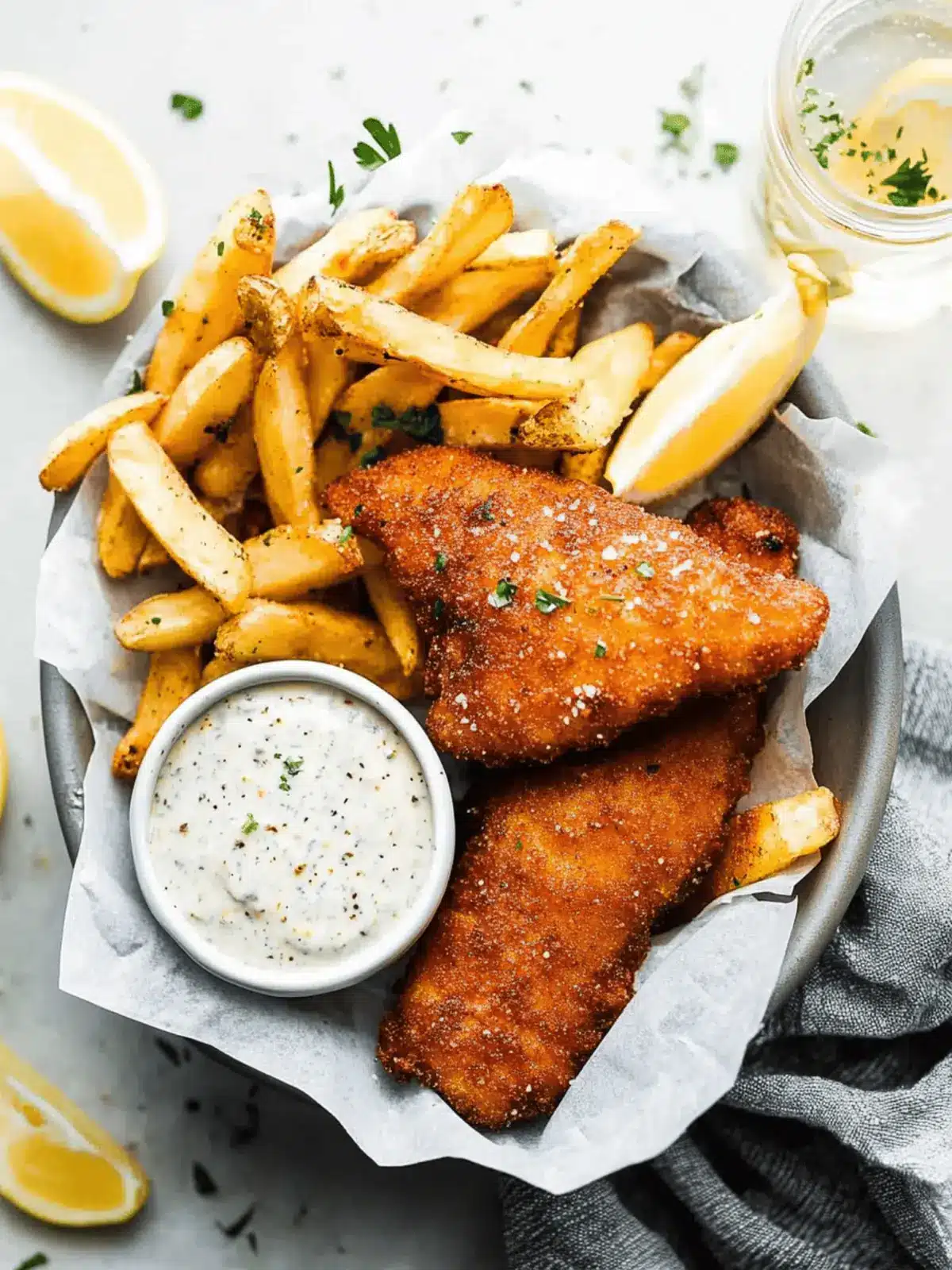 Crispy Friday Night Fish Fry with Tartar Sauce Delight 3 Friday Night Fish Fry with Tartar Sauce