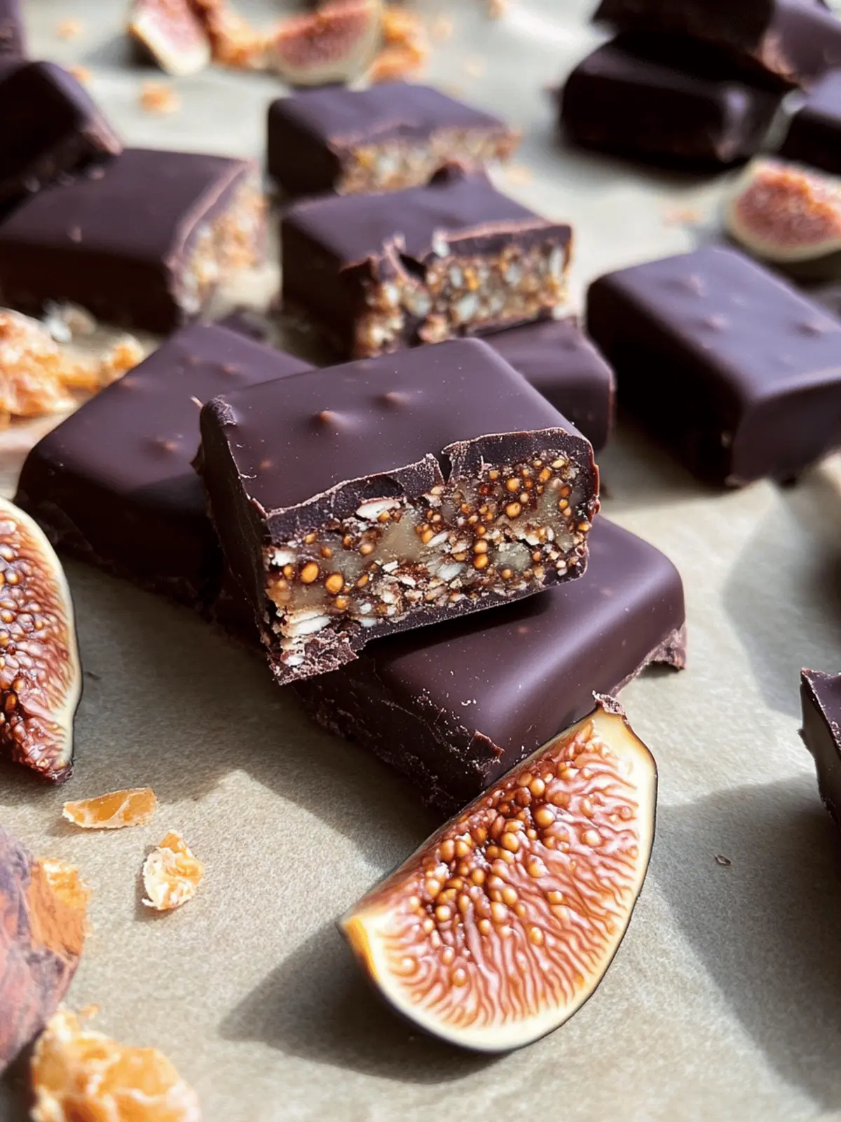 Delicious No Bake Healthy Chocolate Fig Bars Everyone Will Love 4 Healthy Chocolate Fig Bars