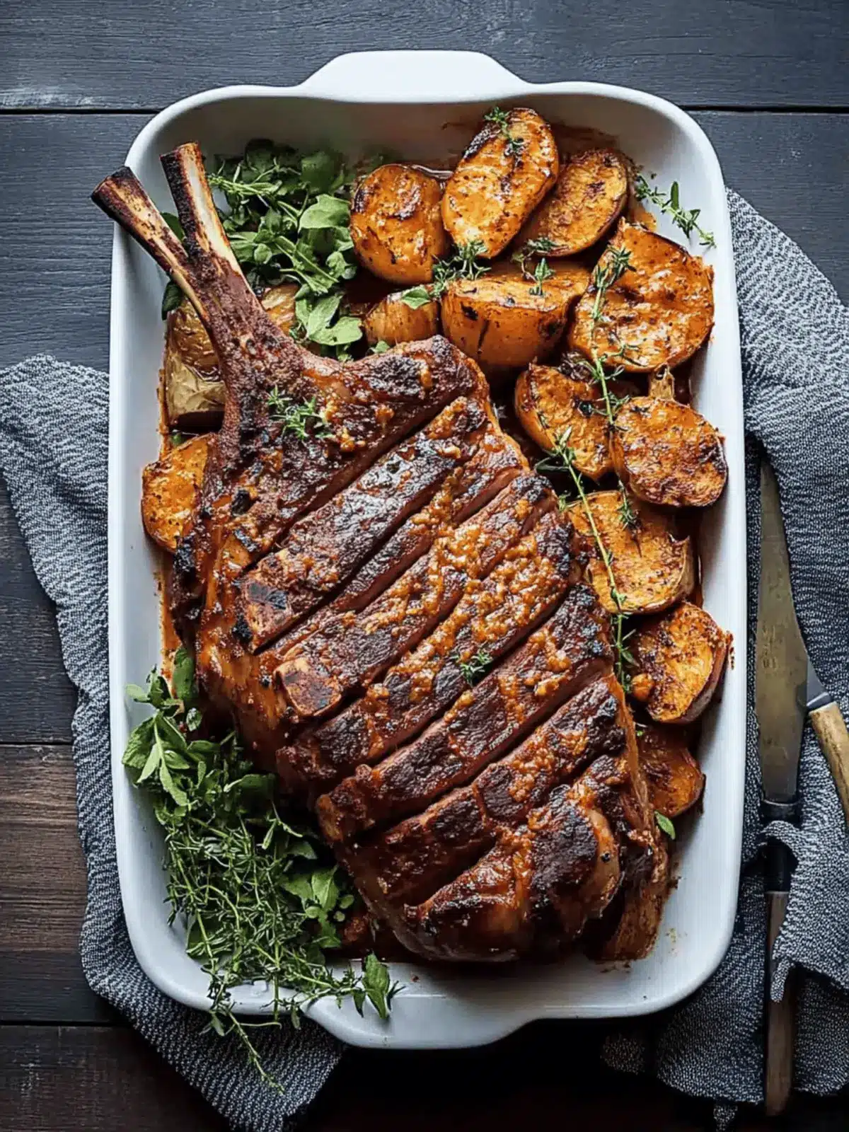 Harissa Yogurt Crust Leg of Lamb for Flavorful Feasts 3 Leg of Lamb with Harissa Yogurt Crust