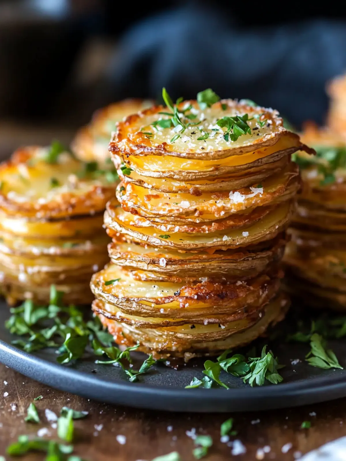 Irresistible Crispy Cheesy Potato Stacks for Your Next Feast 3 Crispy Cheesy Potatoes Stacks
