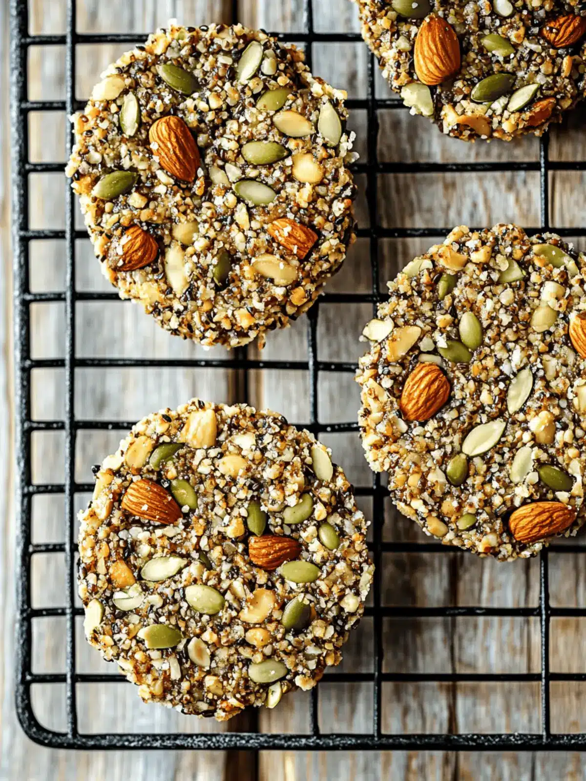 Crunchy Nut & Seed Rounds for Guilt-Free Snacking Delight 4 Crunchy Nut & Seed Rounds