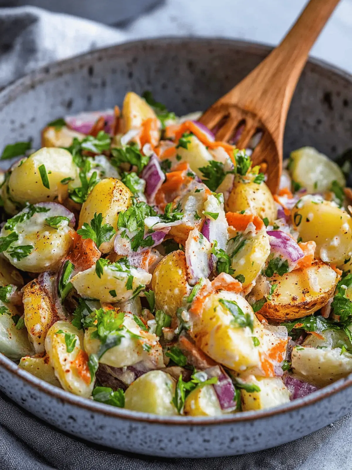 Patates Salatasi - Refreshing Turkish Potato Salad Recipe 3 Patates Salatasi - Turkish Potato Salad