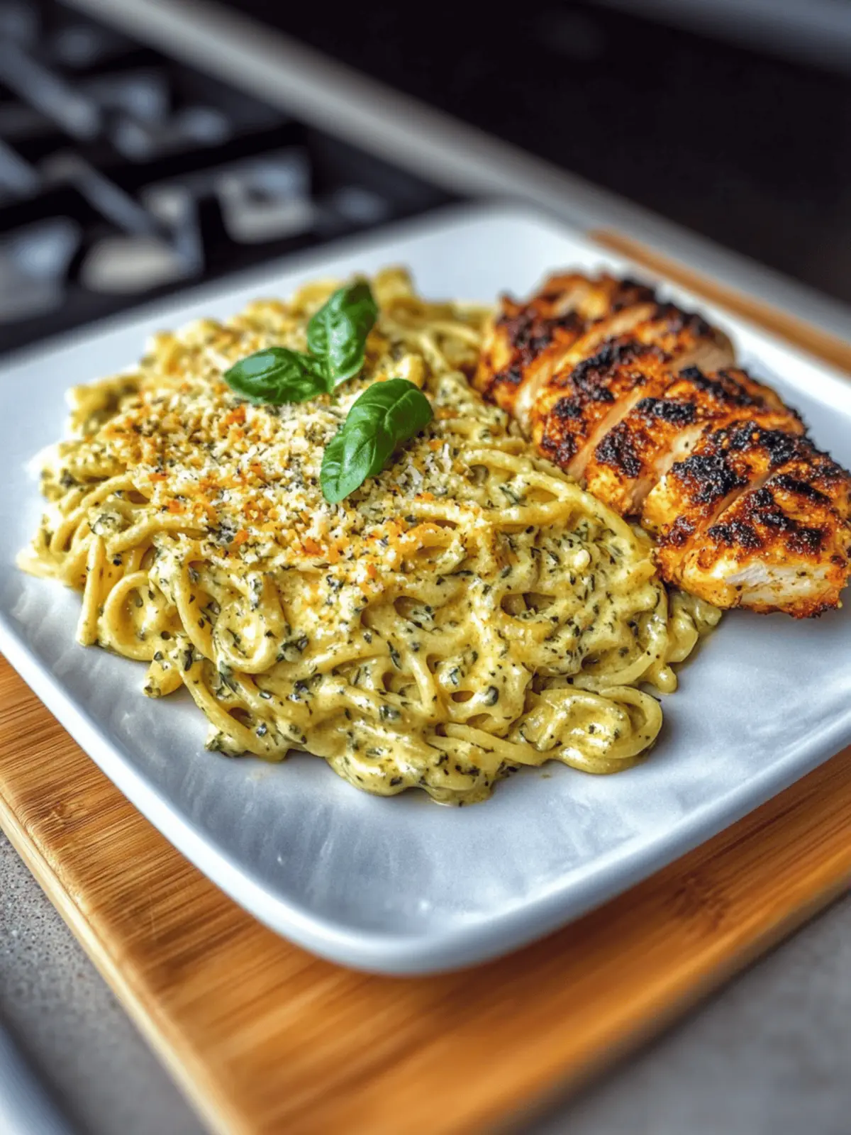 Creamy Garlic Parmesan Chicken Pasta in 30 Minutes Flat 4 Creamy Garlic Parmesan Chicken Pasta (