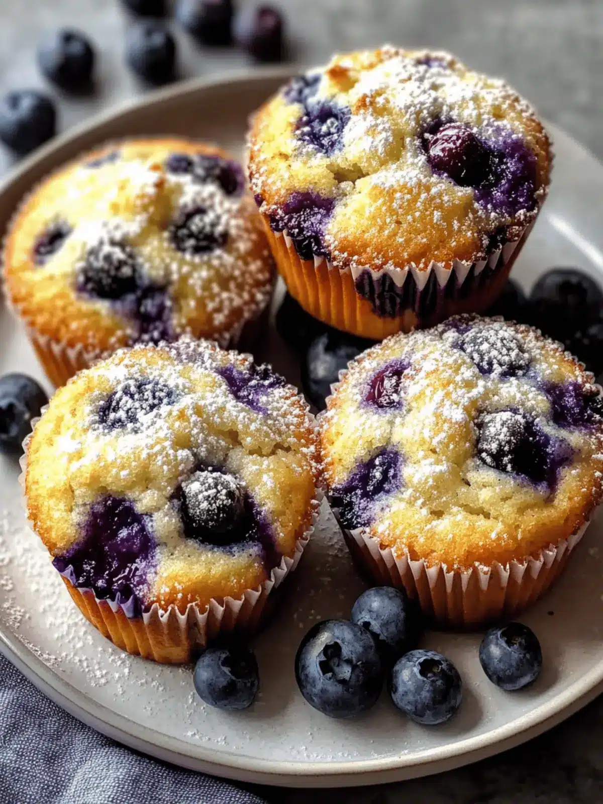 Moist Baked Blueberry Muffins: Your New Favorite Snack 4 Moist Baked Blueberry Muffins