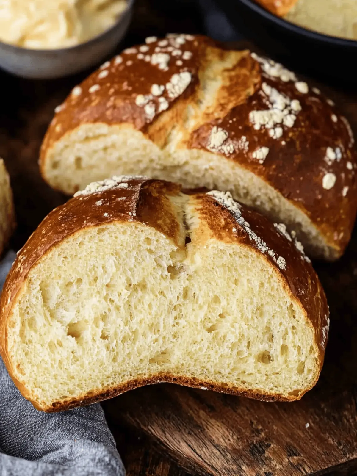 Homemade Pretzel Bread Rolls: The Softest You'll Ever Taste 2 Homemade Pretzel Bread (Pretzel Rolls)