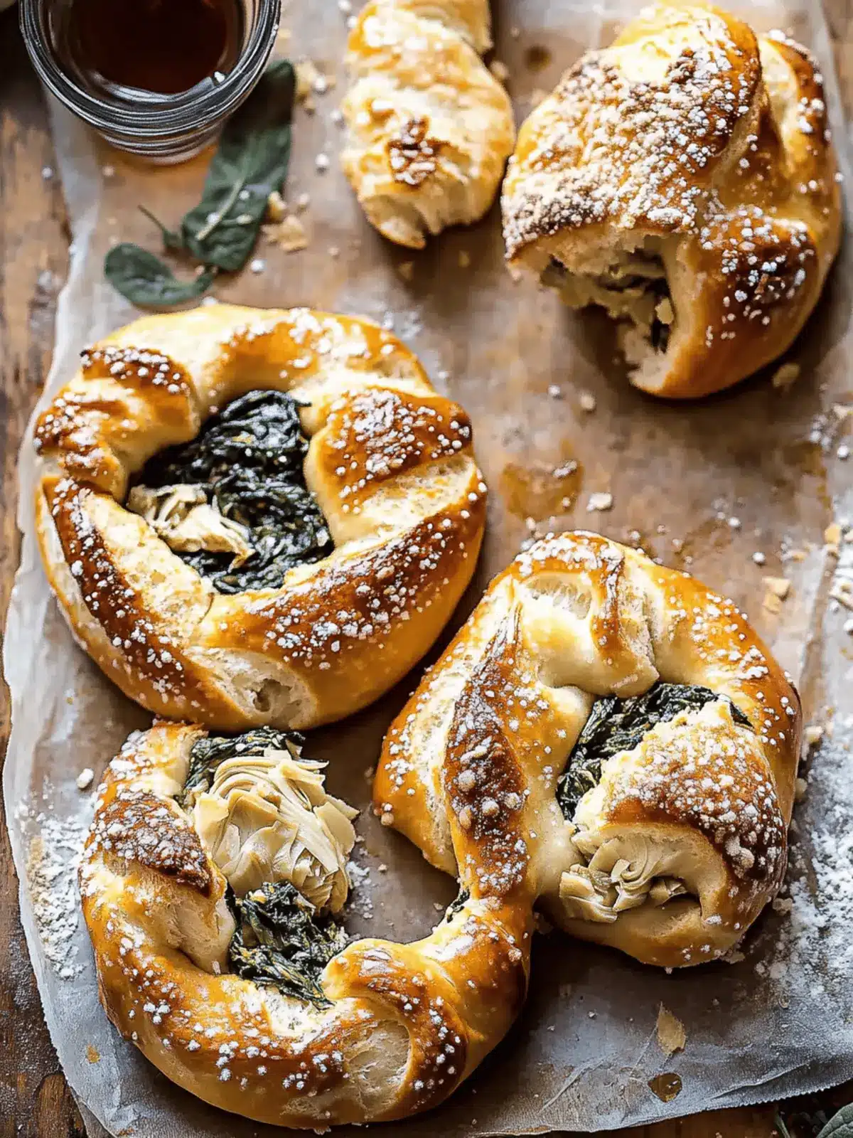Spinach and Artichoke Stuffed Soft Pretzels You'll Love! 3 Spinach and Artichoke Stuffed Soft Pretzels You'll Love!