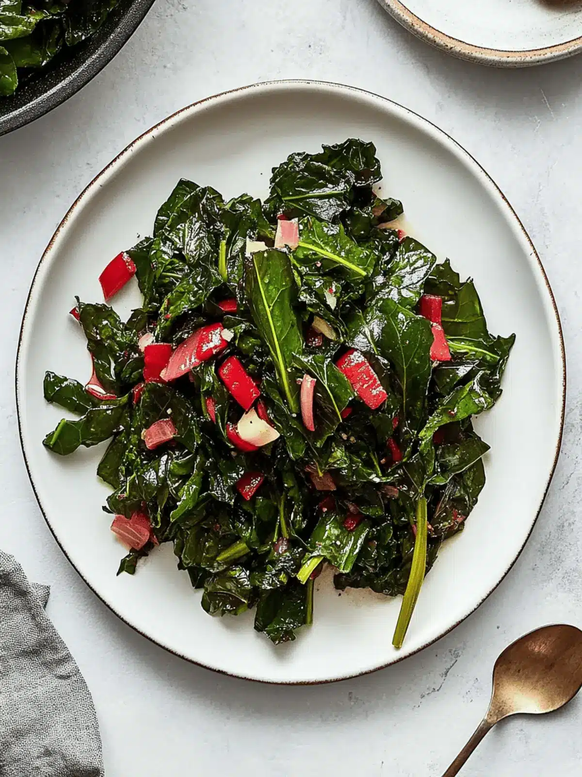 Quick and Delicious Garlic Sautéed Swiss Chard Recipe 2 Garlic Sautéed Swiss Chard