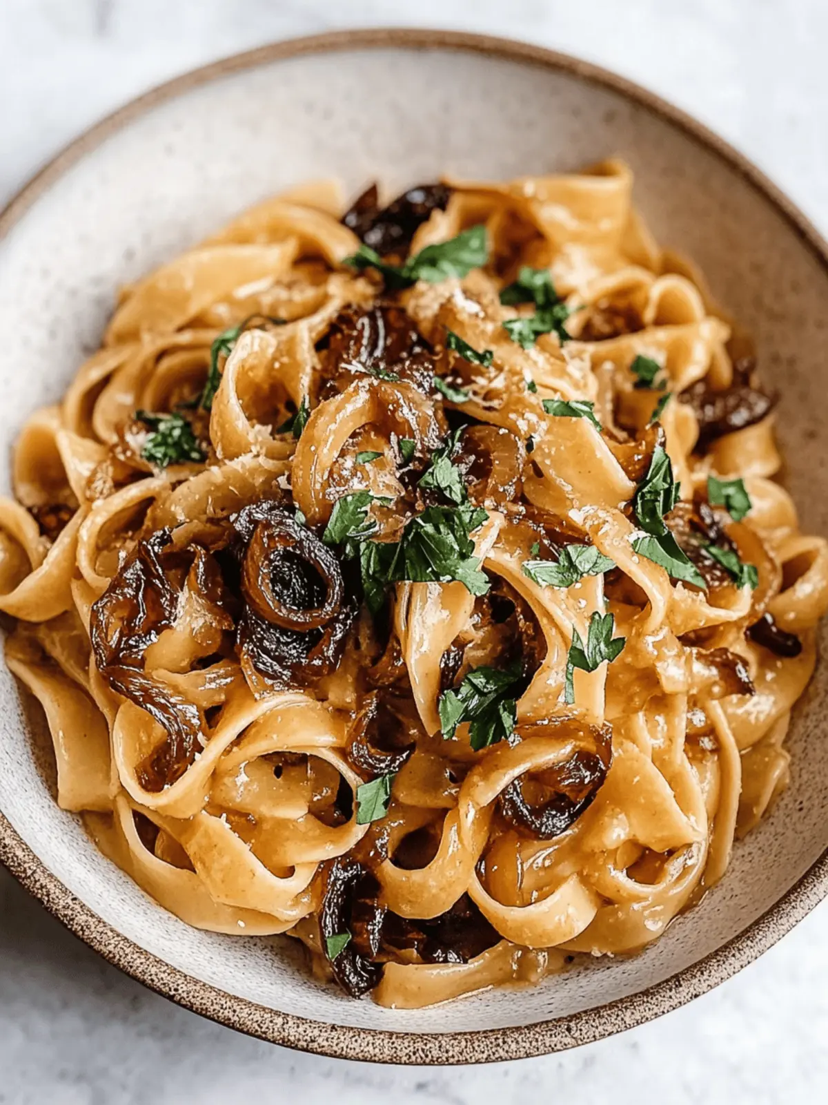 Delicious Vegan Caramelized Onion Pasta in Just 30 Minutes 3 Vegan Caramelized Onion Pasta