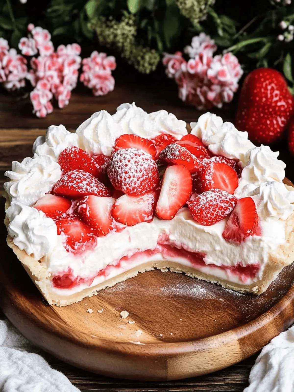 Delicious Strawberries and Cream Pie to Sweeten Your Day 2 Strawberries and Cream Pie