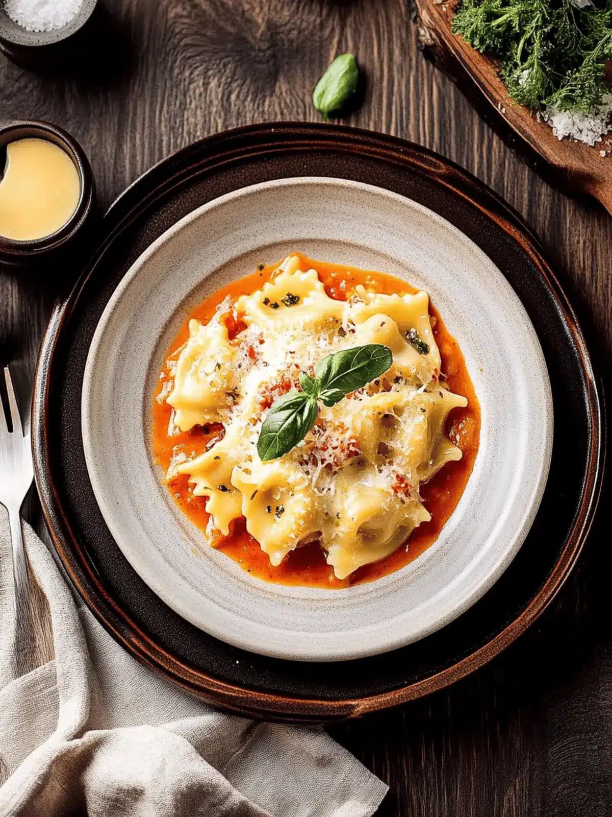 Fava Bean Agnolotti del Plin with Spicy Calabrian Butter Sauce 4 Fava Bean Agnolotti del Plin with Calabrian Chili Butter Sauce