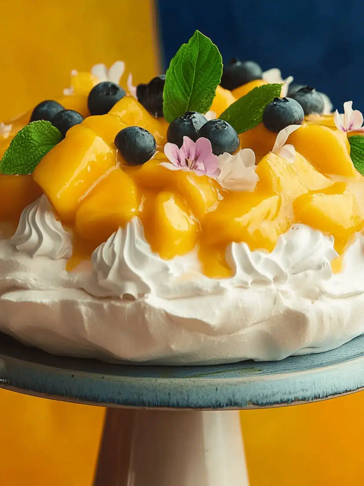 Mango Sticky Rice Pavlova: A Tropical Twist on Classic Bliss 2 Mango Sticky Rice Pavlova