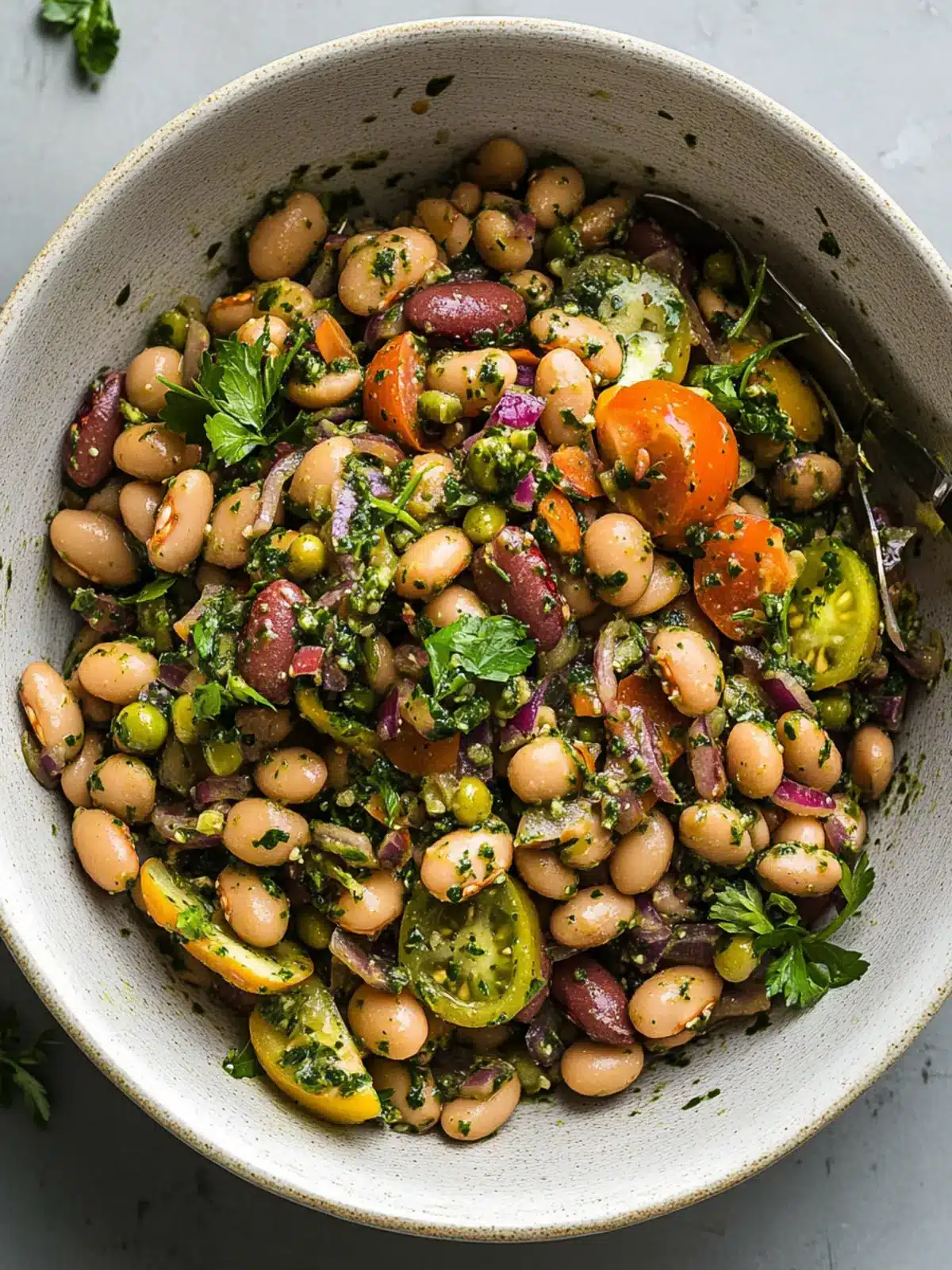Marinated Za'atar Bean Salad: Fresh Flavors You ll Love 3 Marinated Za'atar Bean Salad
