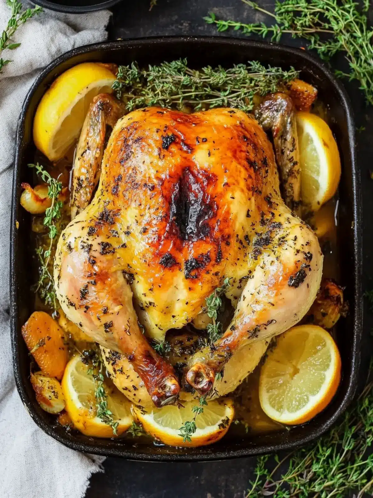 Crispy Citrus Garlic Herb Butter Roasted Chicken Delight 4 Citrus Garlic Herb Butter Roasted Chicken