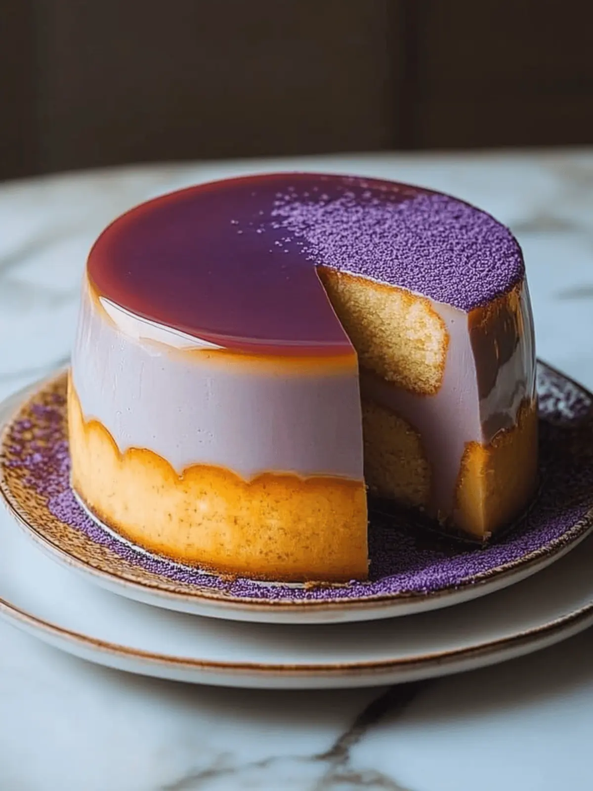 Unveil the Magic: Ube Leche Flan Layer Cake Recipe 2 Ube Leche Flan Layer Cake