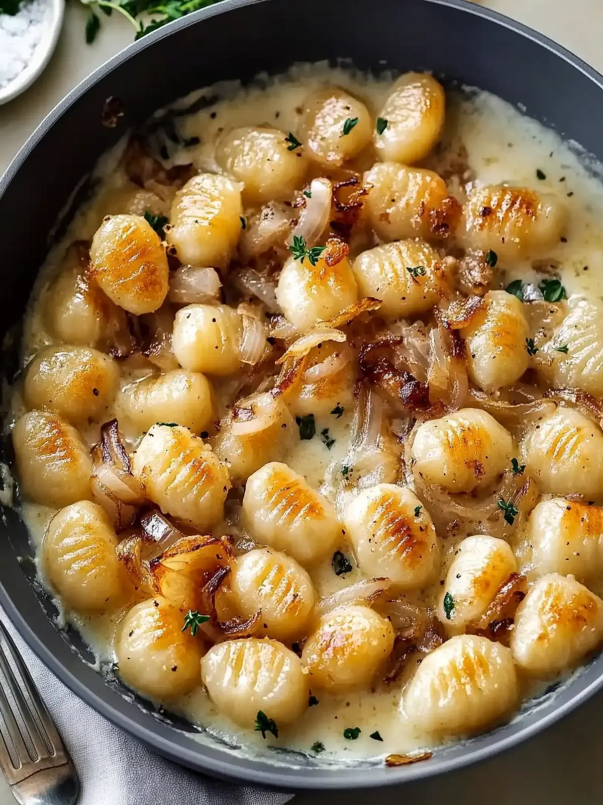 Buttery Gnocchi With Caramelized Onions And Gruyère Bliss 3 Buttery Gnocchi With Caramelized Onions And Gruyere