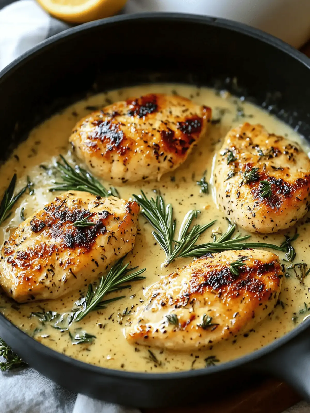 Creamy Rosemary Dijon Chicken: Elevate Your Dinner Game 2 Creamy Rosemary Dijon Chicken