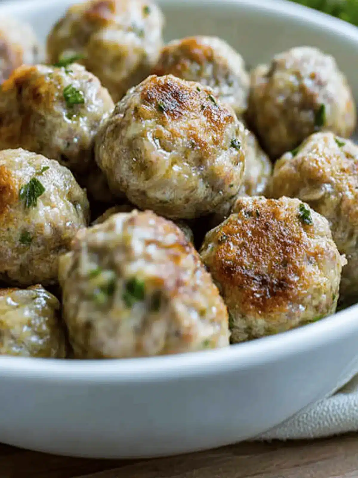 Delicious Wonton Meatballs: A Quick Low-Carb Treat 4 Wonton Meatballs