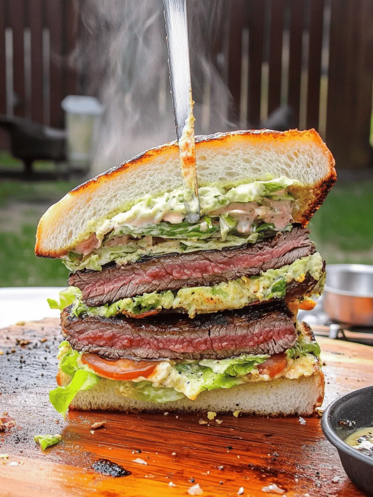Ultimate Californian Steak Sandwich with Crunchy Fries 3 Californian Steak Sandwich