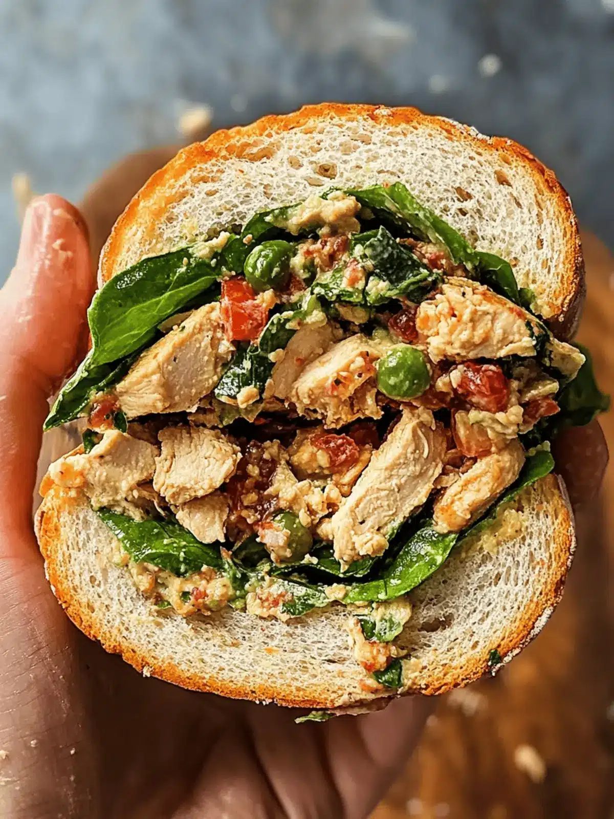 Marry Me Chicken Chopped Salad Sandwich: Love at First Bite 3 Marry Me Chicken Chopped Salad Sandwich