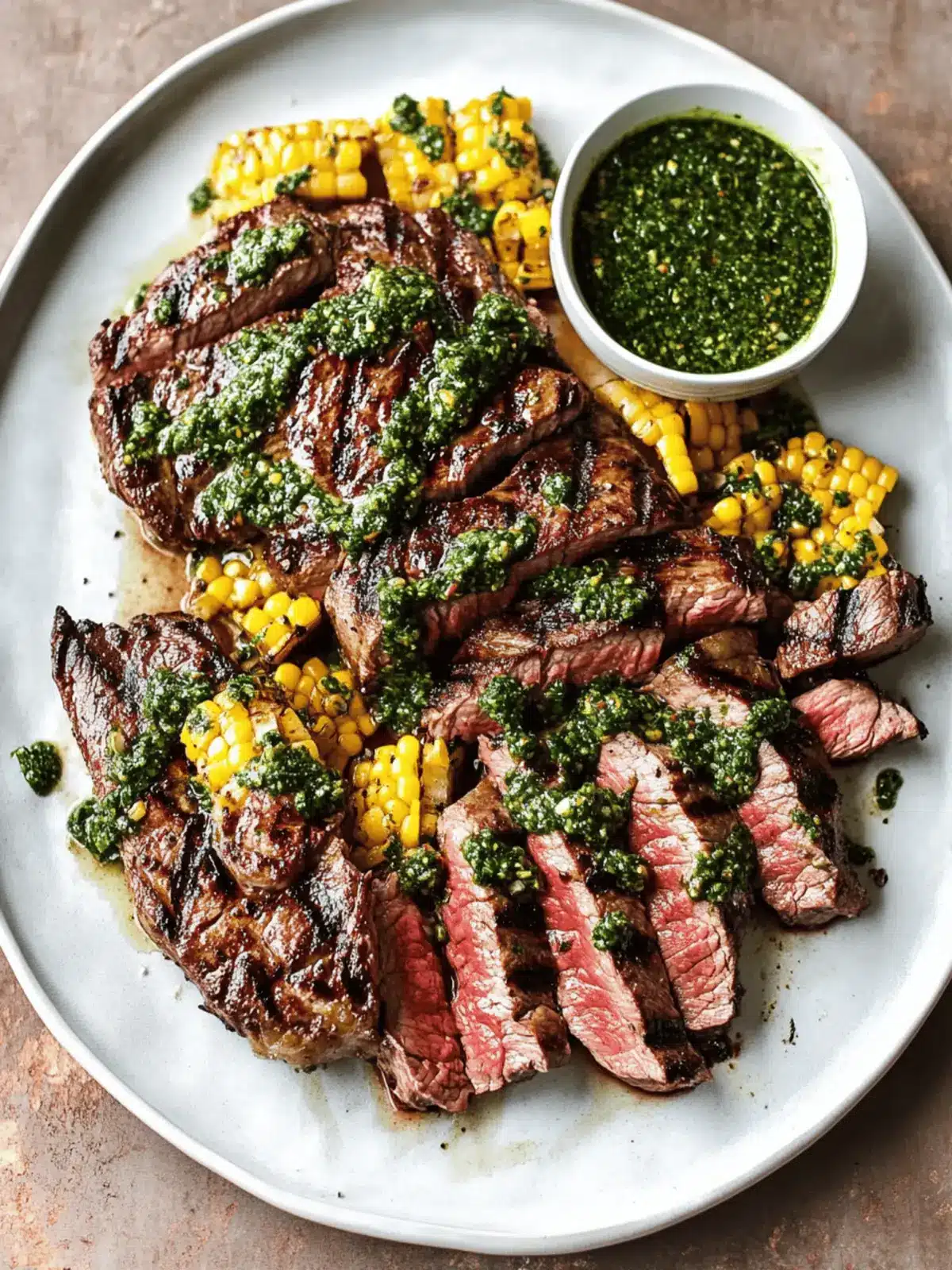 Savor Grilled Ribeye with Chimichurri Sauce in 30 Minutes 4 Grilled Ribeye with Chimichurri Sauce