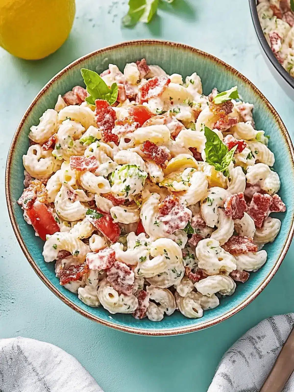 Delicious Bacon Ranch Pasta Salad for Your Next BBQ Bash 3 Bacon Ranch Pasta Salad
