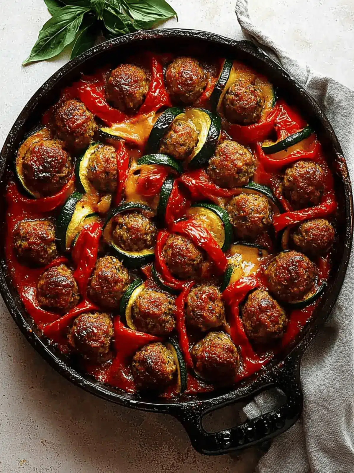 Savory Moroccan Spiral Meatball Zucchini Bake You ll Love 2 Moroccan Spiral Meatball Zucchini Bake