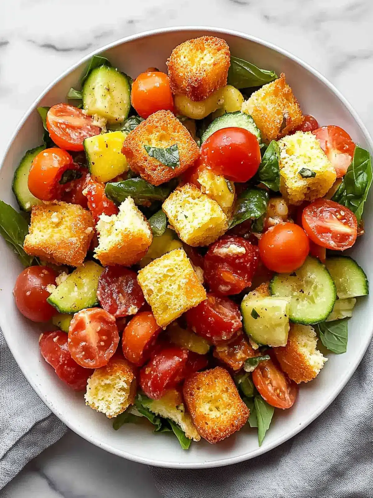 Delicious Cornbread Panzanella Salad for a Flavorful Twist 3 Cornbread Panzanella Salad