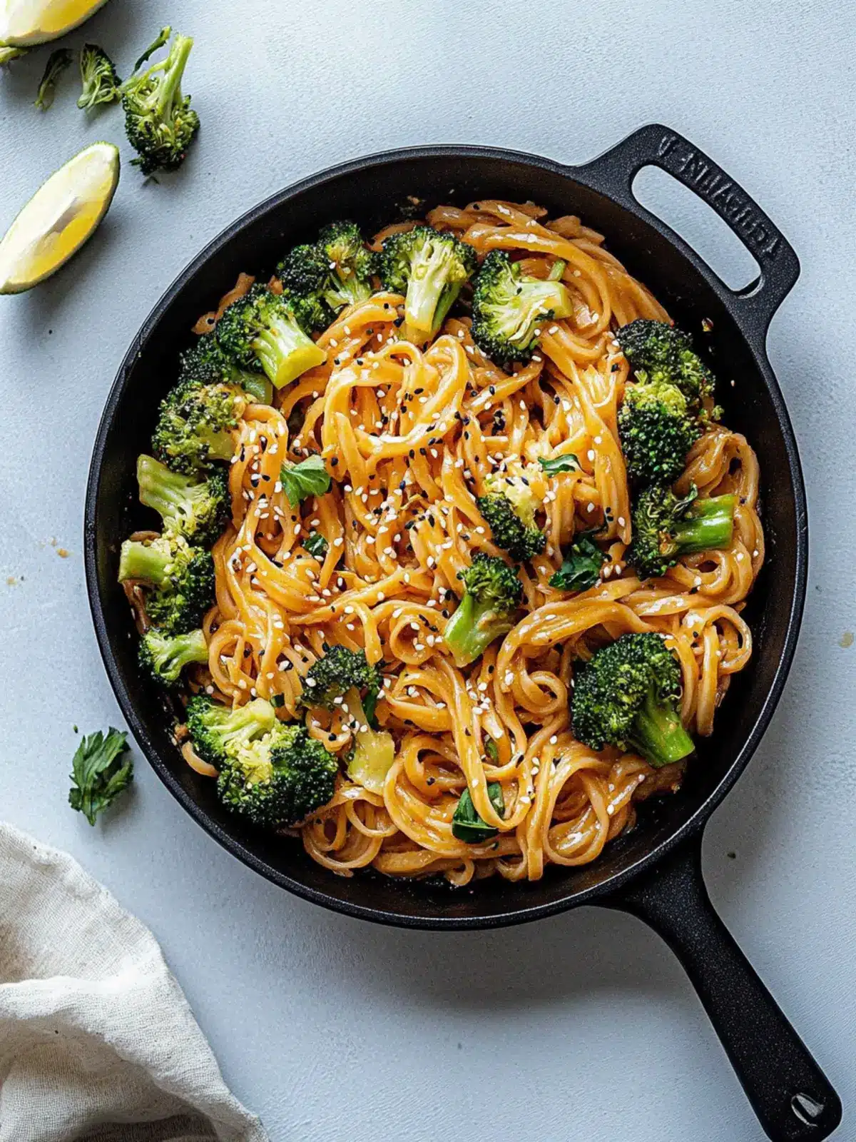 Crispy Broccoli Sweet and Spicy Sesame Tahini Noodles Delight 4 Crispy Broccoli Sweet and Spicy Sesame Tahini Noodles