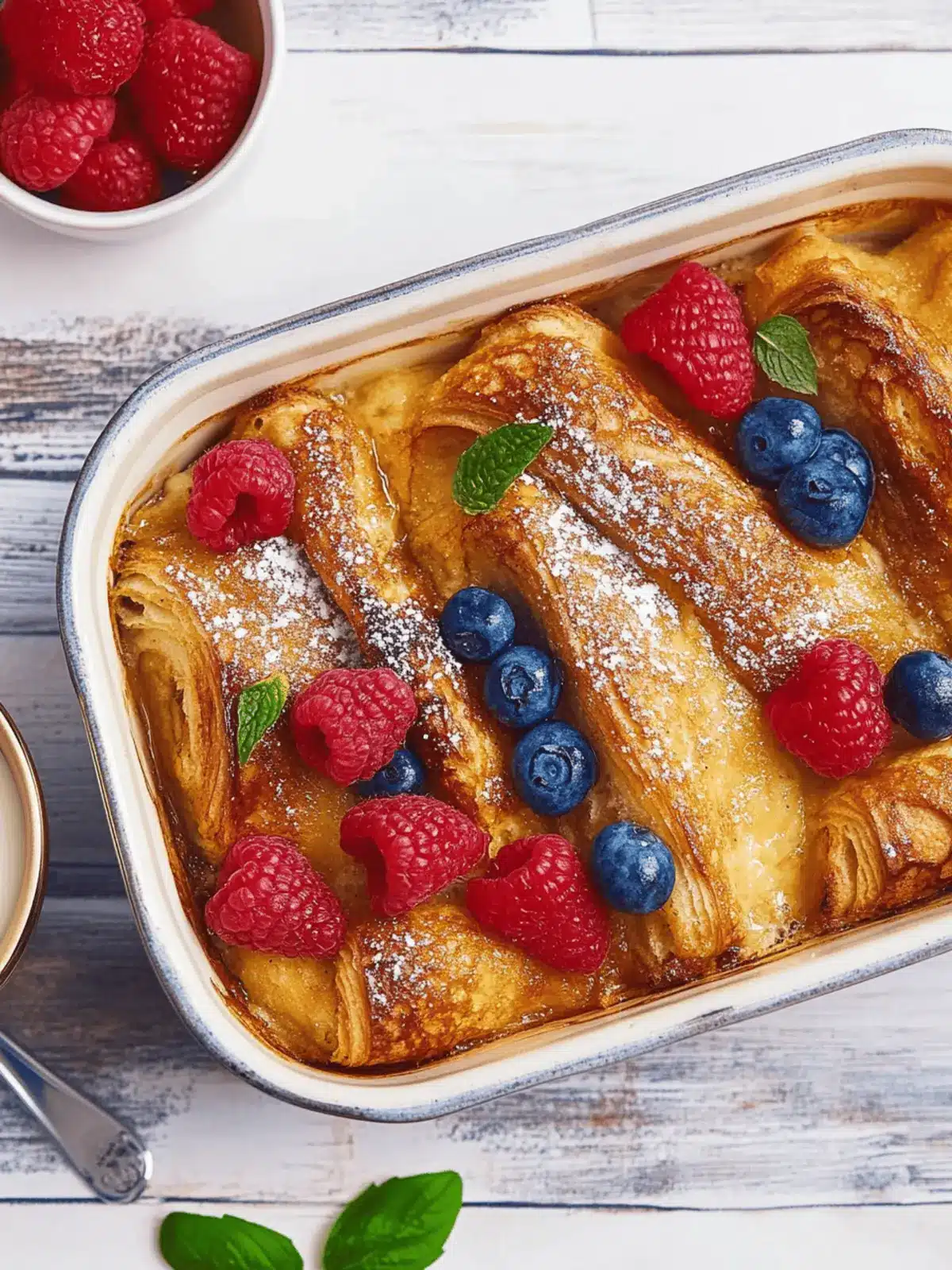 Delicious French Toast Croissant Casserole for Cozy Brunches 4 French Toast Croissant Casserole