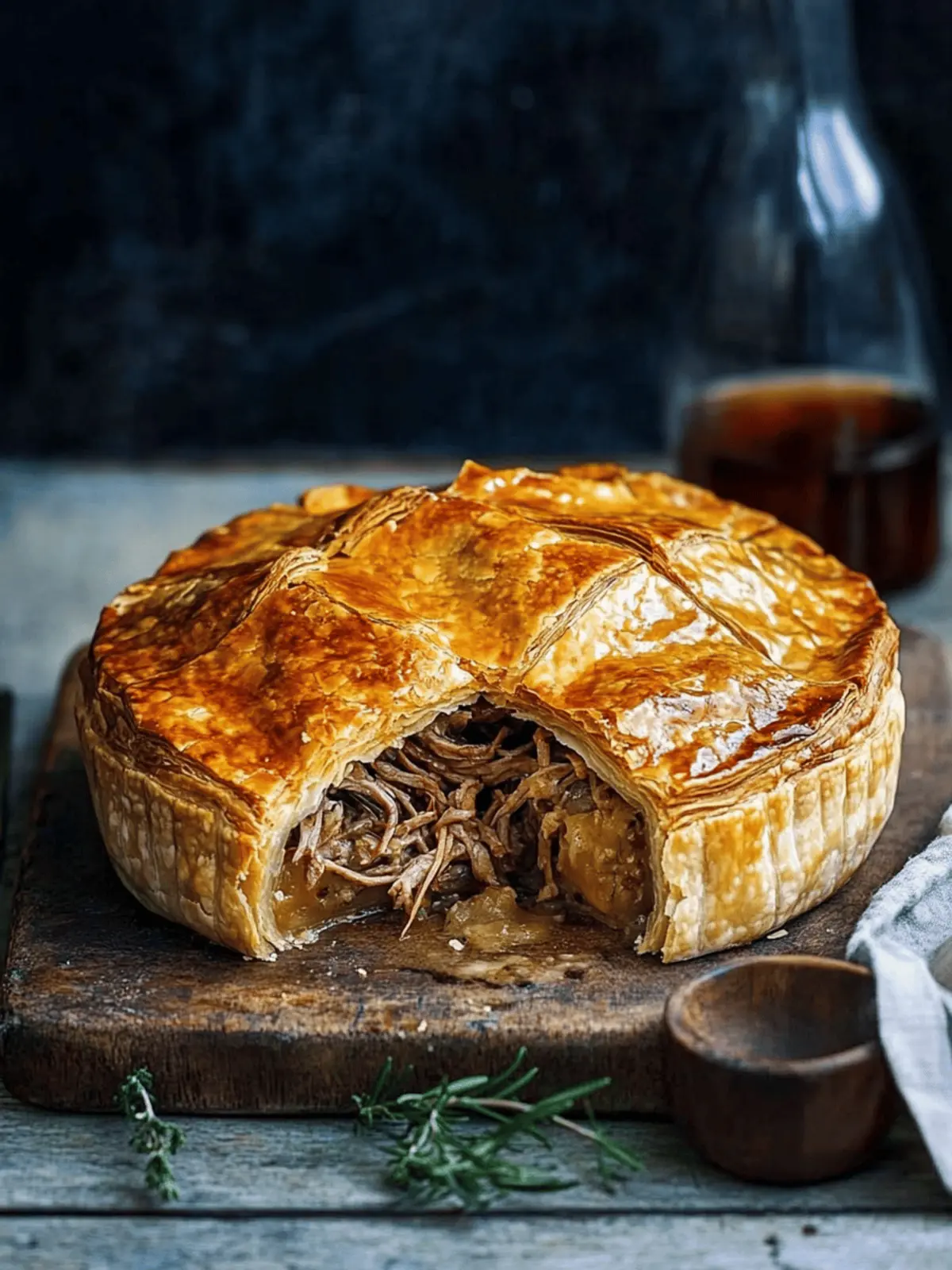 Pulled Lamb, Rosemary and Cheese Pie: Comfort in Every Bite 3 Pulled Lamb, Rosemary and Cheese Pie: Comfort in Every Bite