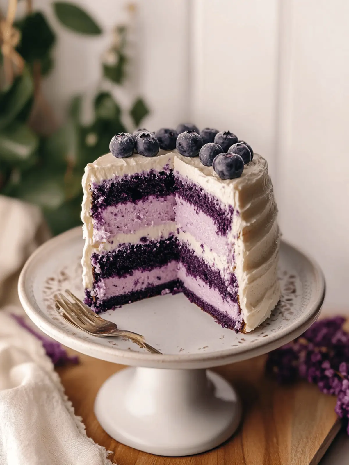 Deliciously Light Blueberry Chiffon Cake for Every Occasion 3 Blueberry Chiffon Cake