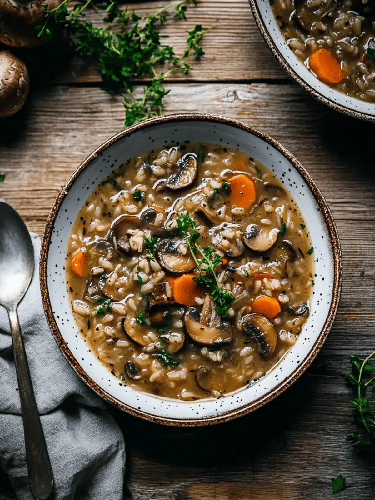 Delicious Wild Rice Mushroom Soup for Cozy Comfort Nights 3 Wild Rice Mushroom Soup