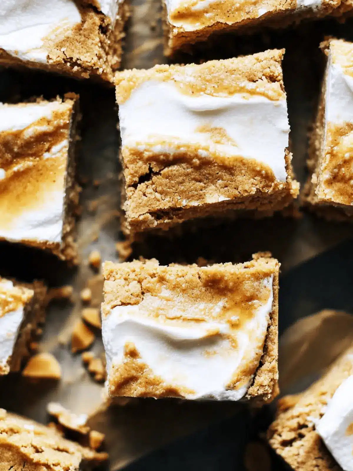 Toasted Marshmallow Peanut Butter Cookie Bars You'll Love 2 Toasted Marshmallow Peanut Butter Cookie Bars