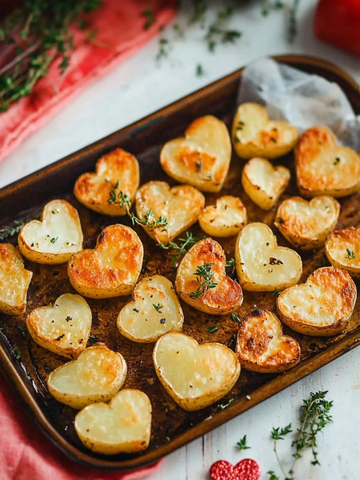 Valentine's Day Roasted Potato Hearts: Love at First Bite 4 Valentine's Day Roasted Potato Hearts