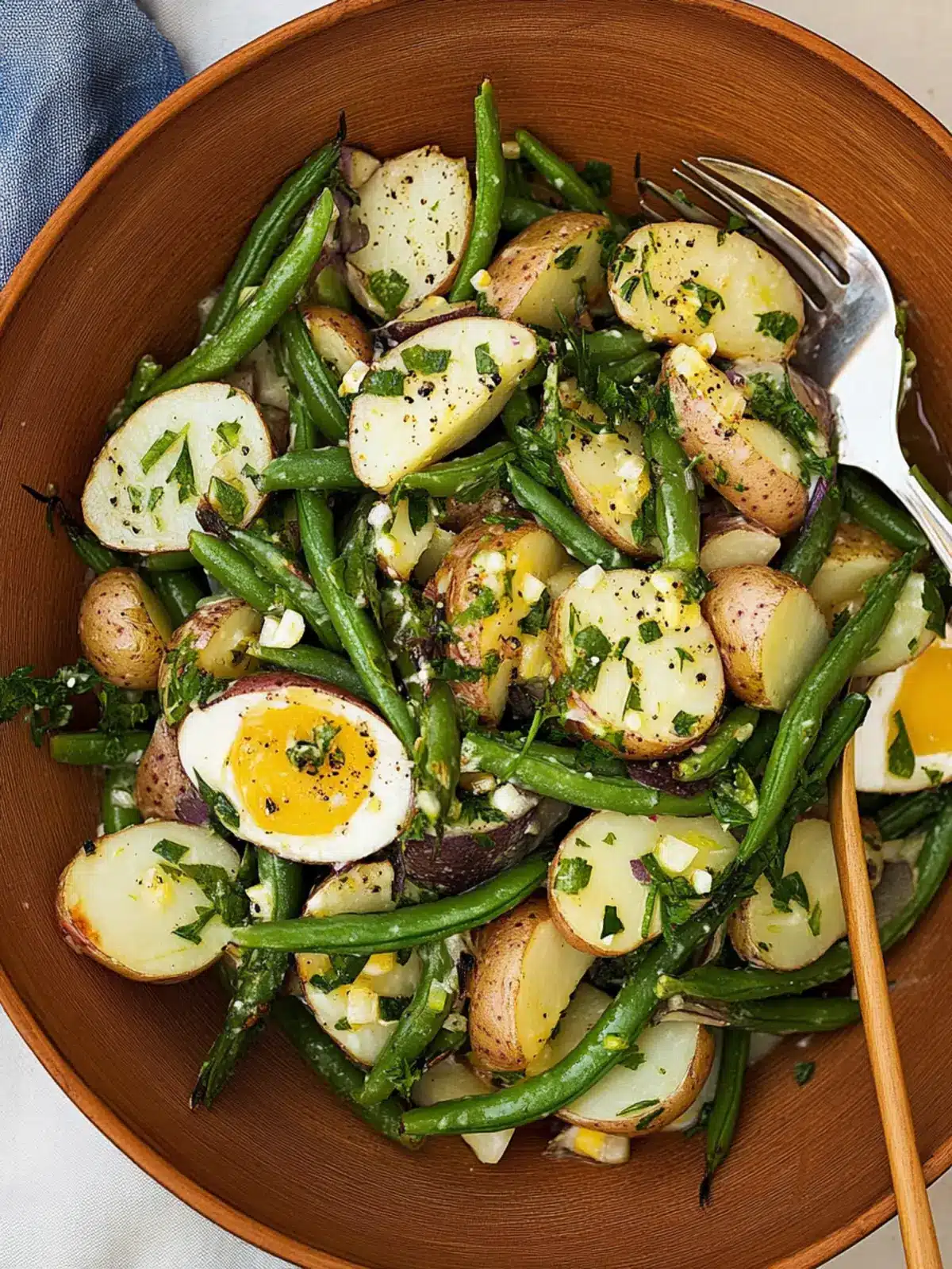 Savory French Potato and Green Bean Salad Perfect for Gatherings 4 French Potato and Green Bean Salad