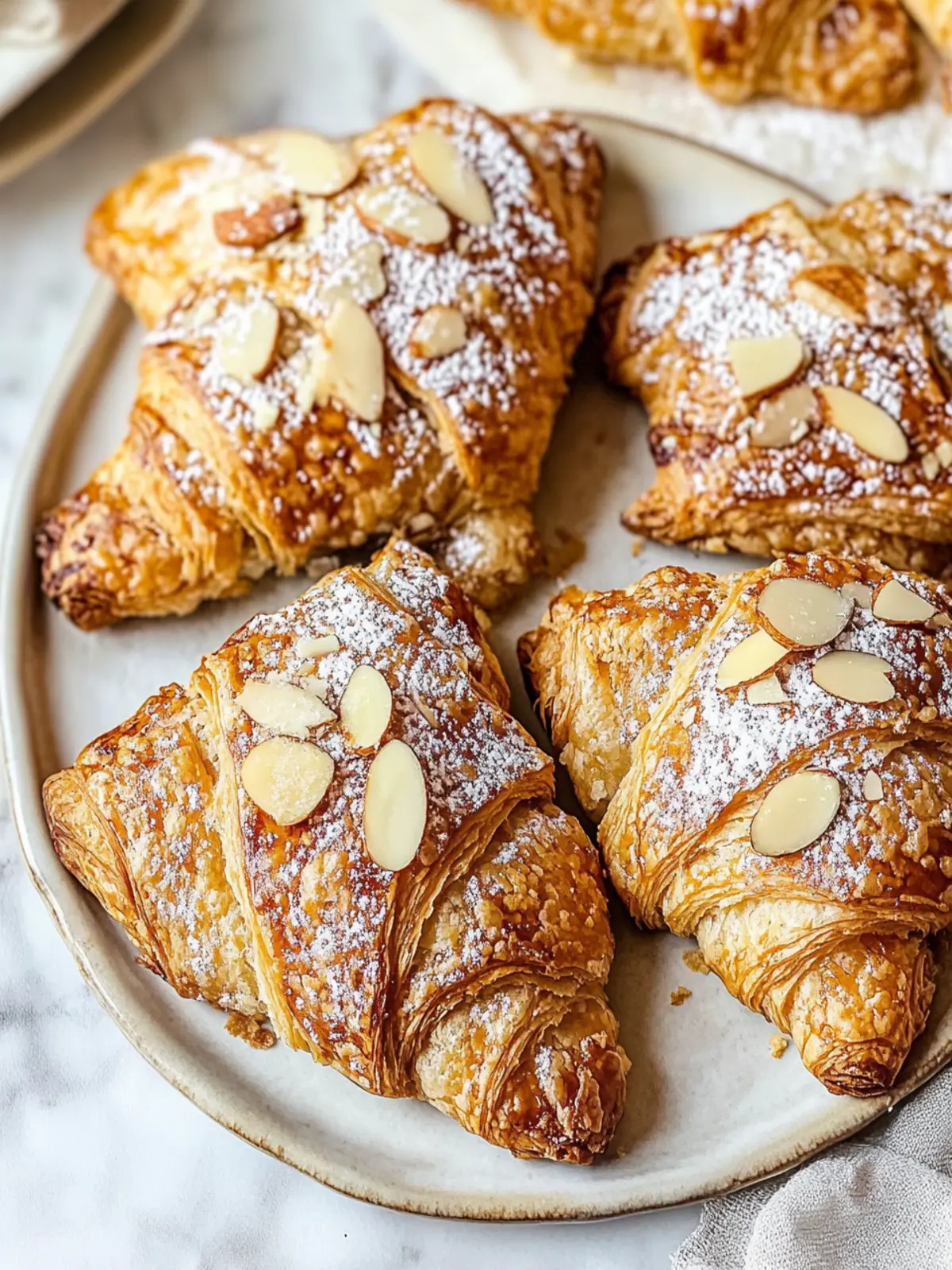 Decadent Almond Croissants: Bake Your Own Morning Bliss 4 Almond Croissants