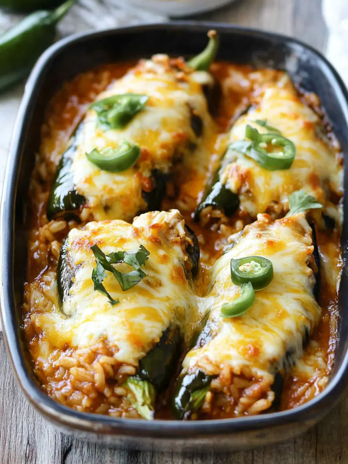Savor Chicken Brown Rice and Cheese Stuffed Poblanos Tonight 3 Chicken Brown Rice and Cheese Stuffed Poblanos