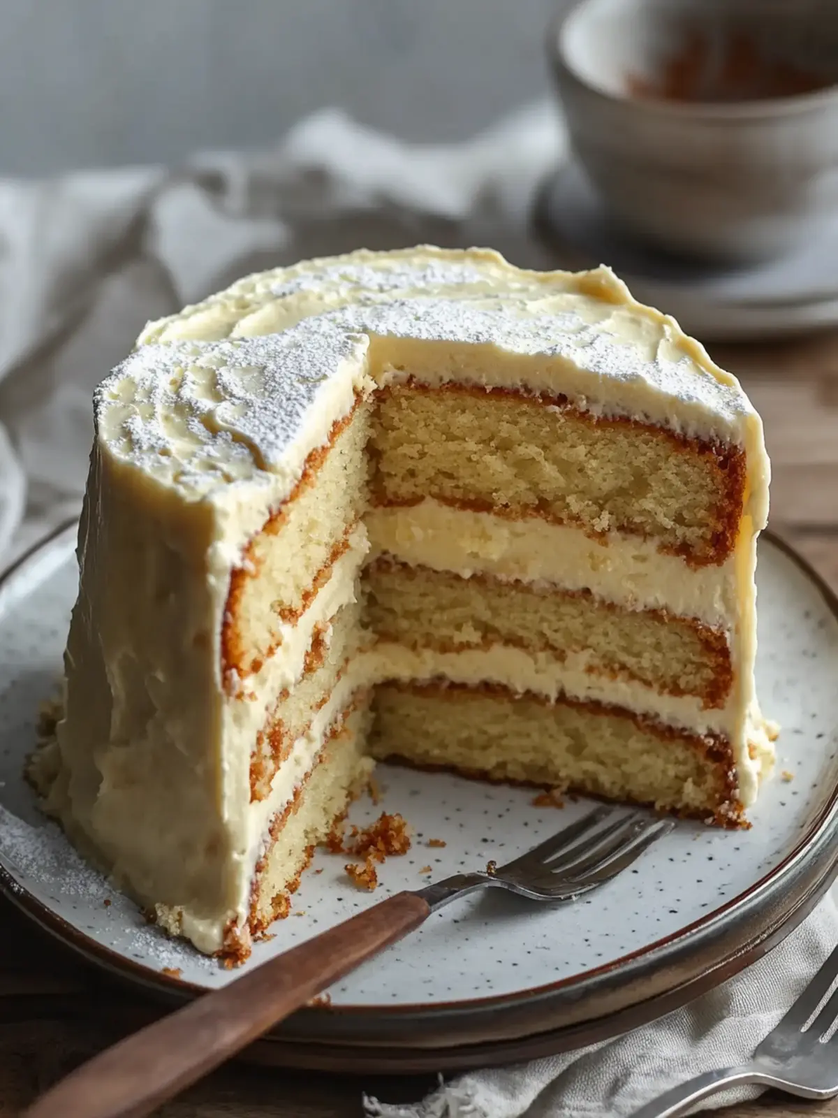 Decadent Brown Butter Vanilla Cake with Creamy Frosting 2 Brown Butter Vanilla Cake