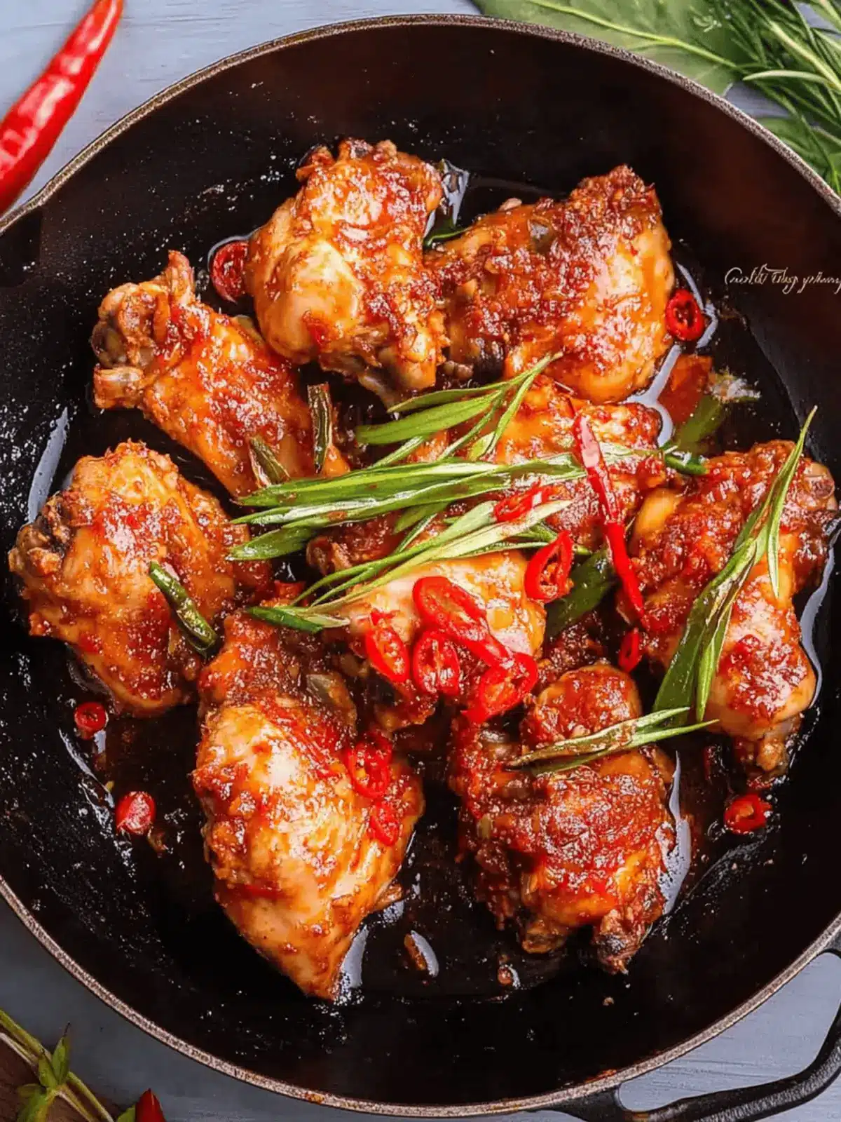 Indonesian Spicy Chicken with Zesty Lemongrass Twist 4 Indonesian Spicy Chicken