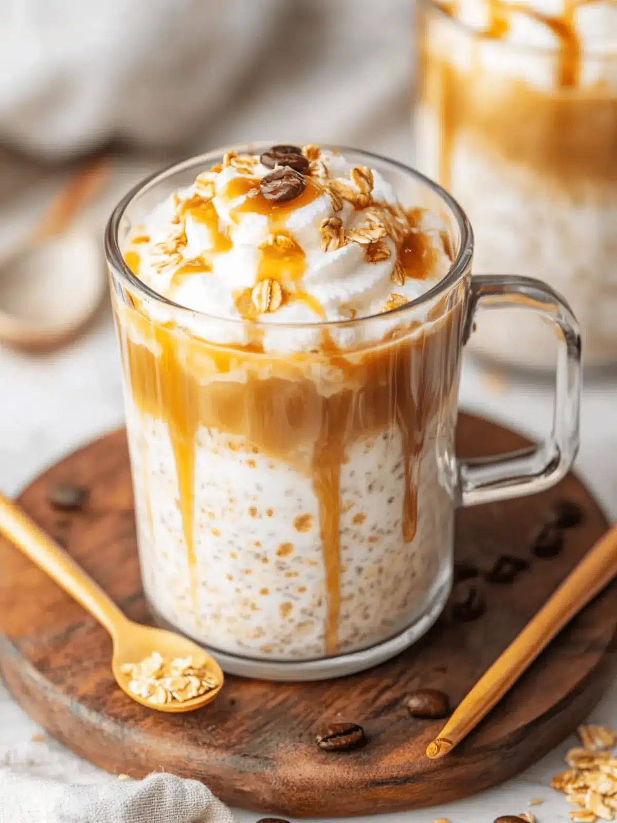 Delicious Caramel Macchiato Protein Overnight Oats for Busy Mornings 2 Caramel Macchiato Protein Overnight Oats