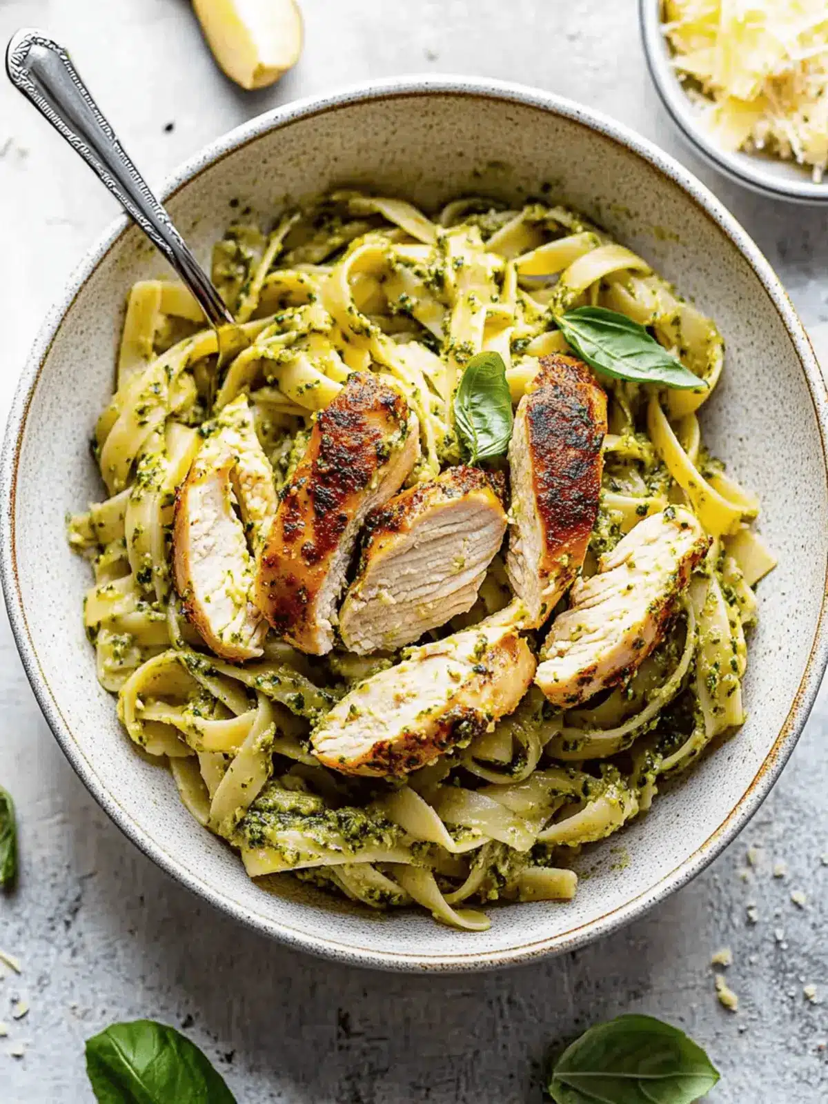 Quick and Creamy 30 Minute Pesto Chicken Pasta Delight 3 30 Minute Pesto Chicken Pasta
