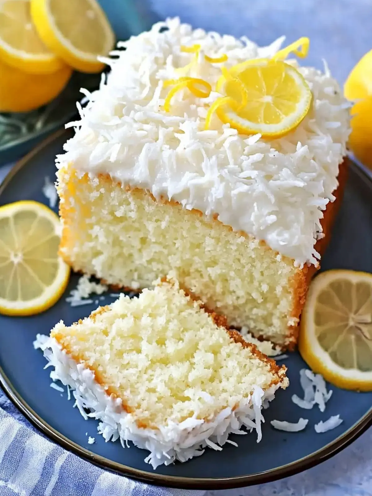 Lemon Coconut Cake That ll Brighten Your Day Instantly 3 Lemon Coconut Cake