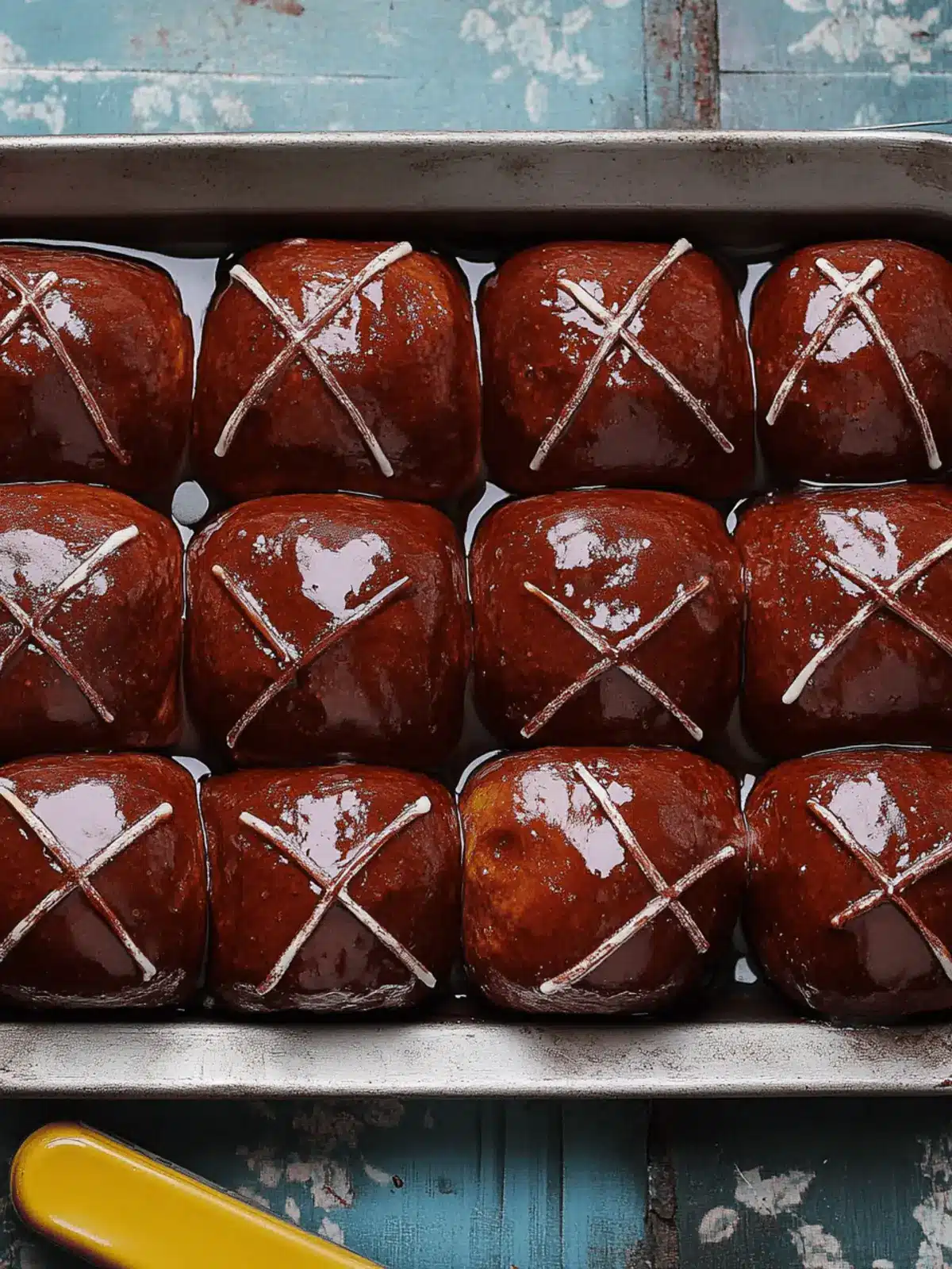 Chocolate Hot Cross Buns That Make Every Bite a Celebration 4 Chocolate Hot Cross Buns