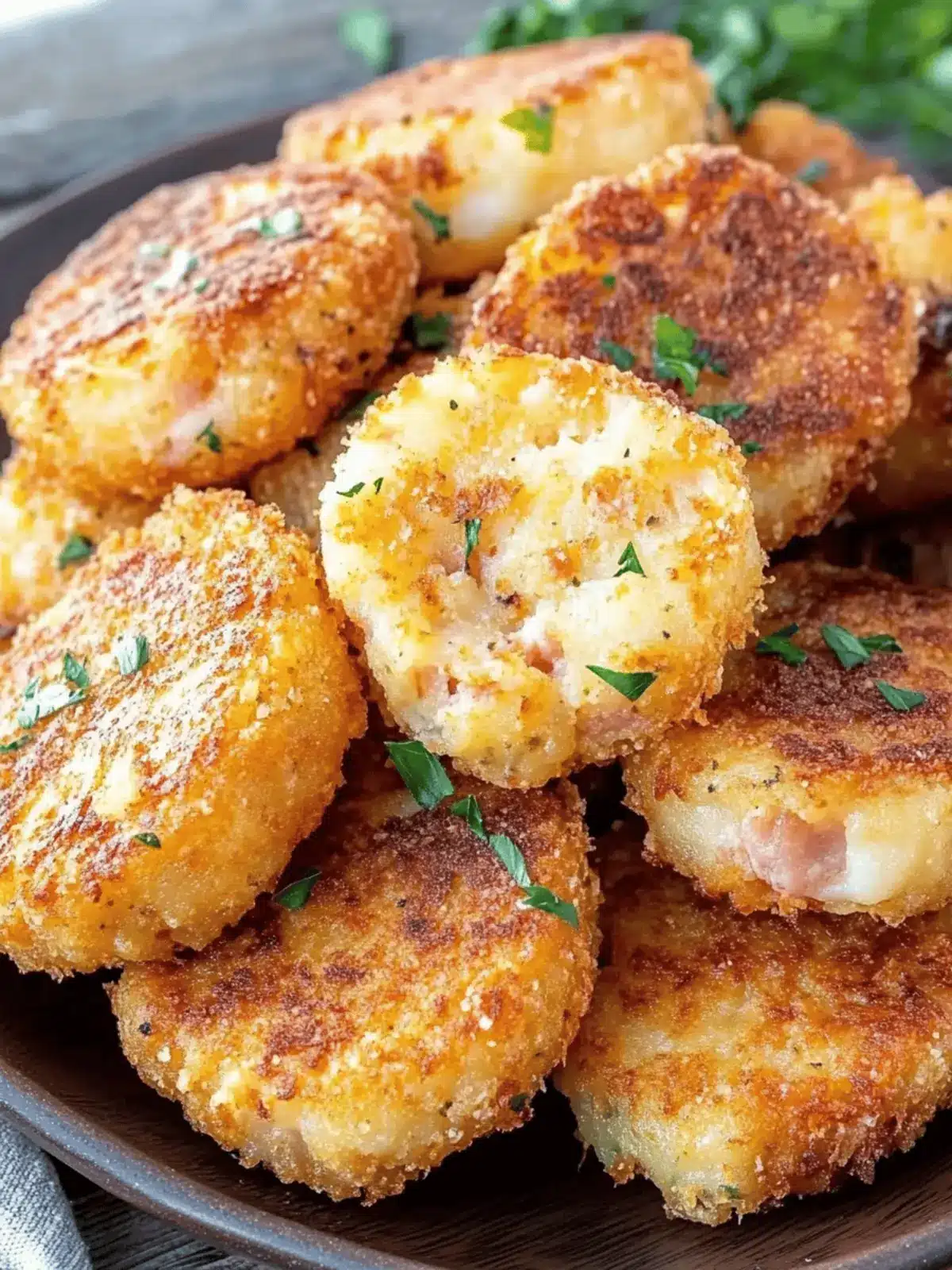 Savory Ham and Cheese Potato Croquettes You ll Crave 4 Ham and Cheese Potato Croquettes