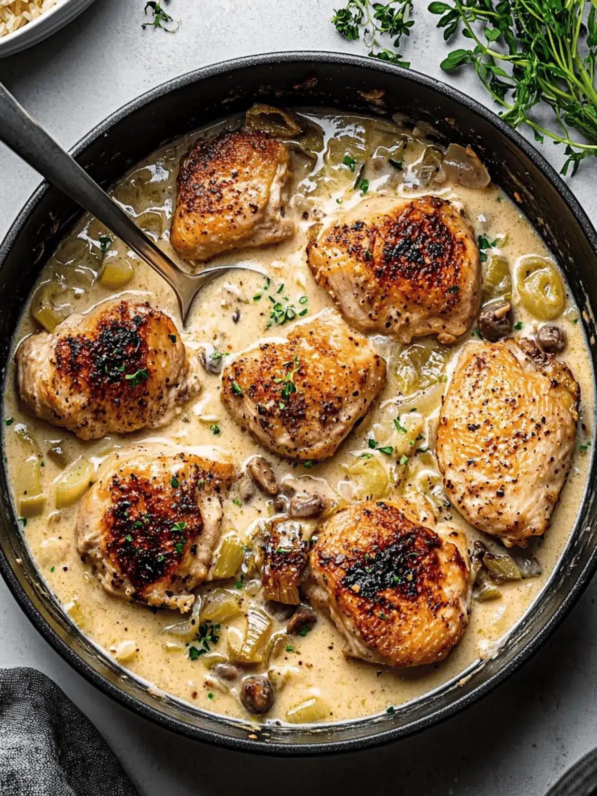 Creamy Chicken and Leeks: Cozy Comfort Food for All 4 Creamy Chicken and Leeks