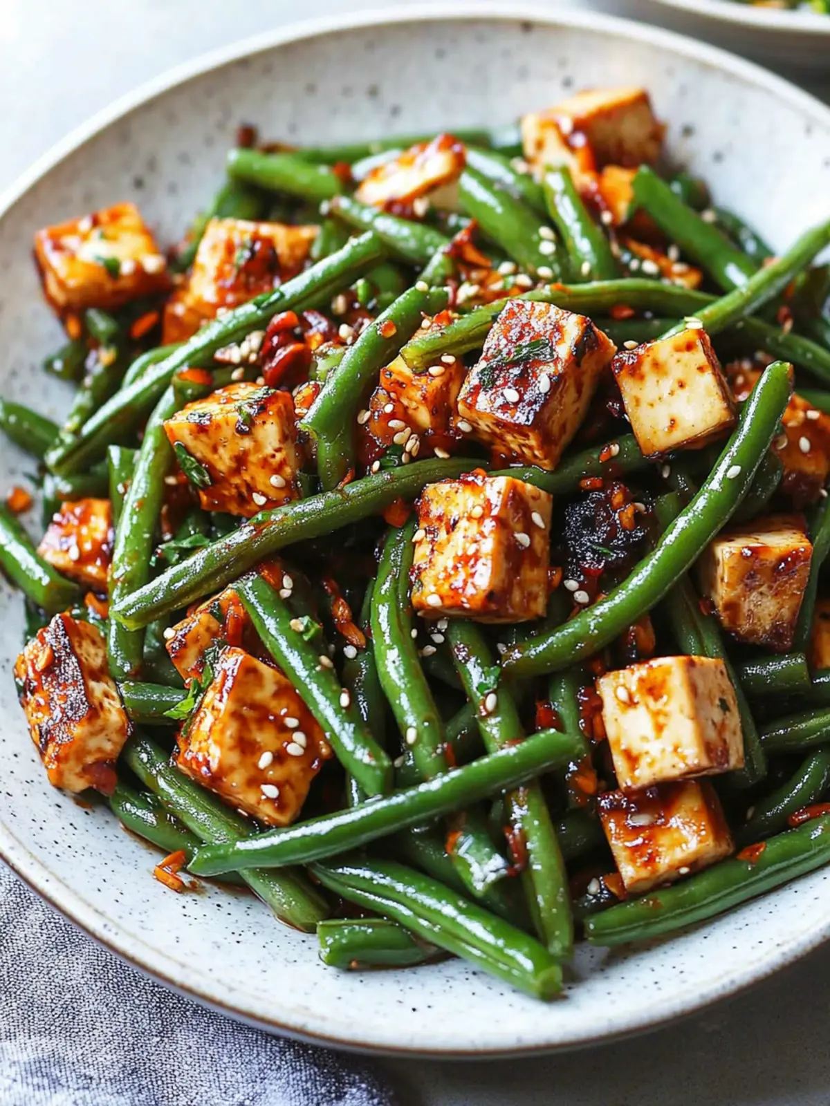 Garlicky Green Beans and Tofu for a Flavorful Feast 4 Garlicky Green Beans and Tofu