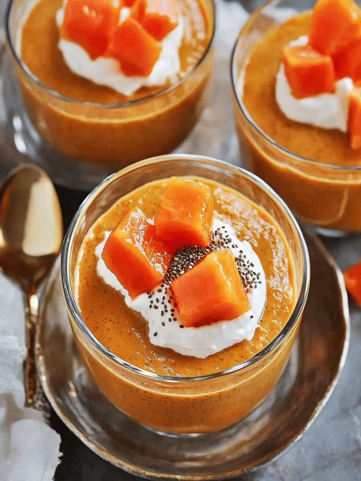 Creamy Papaya Chia Pudding - Quick and Nutritious Treat 3 Papaya Chia Pudding