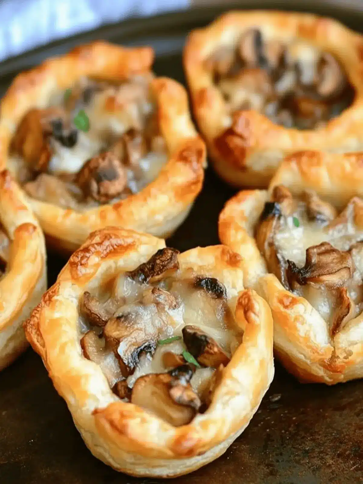 Mouthwatering Mushroom Cheese Puff Bites You ll Love 2 Mushroom Cheese Puff Bites