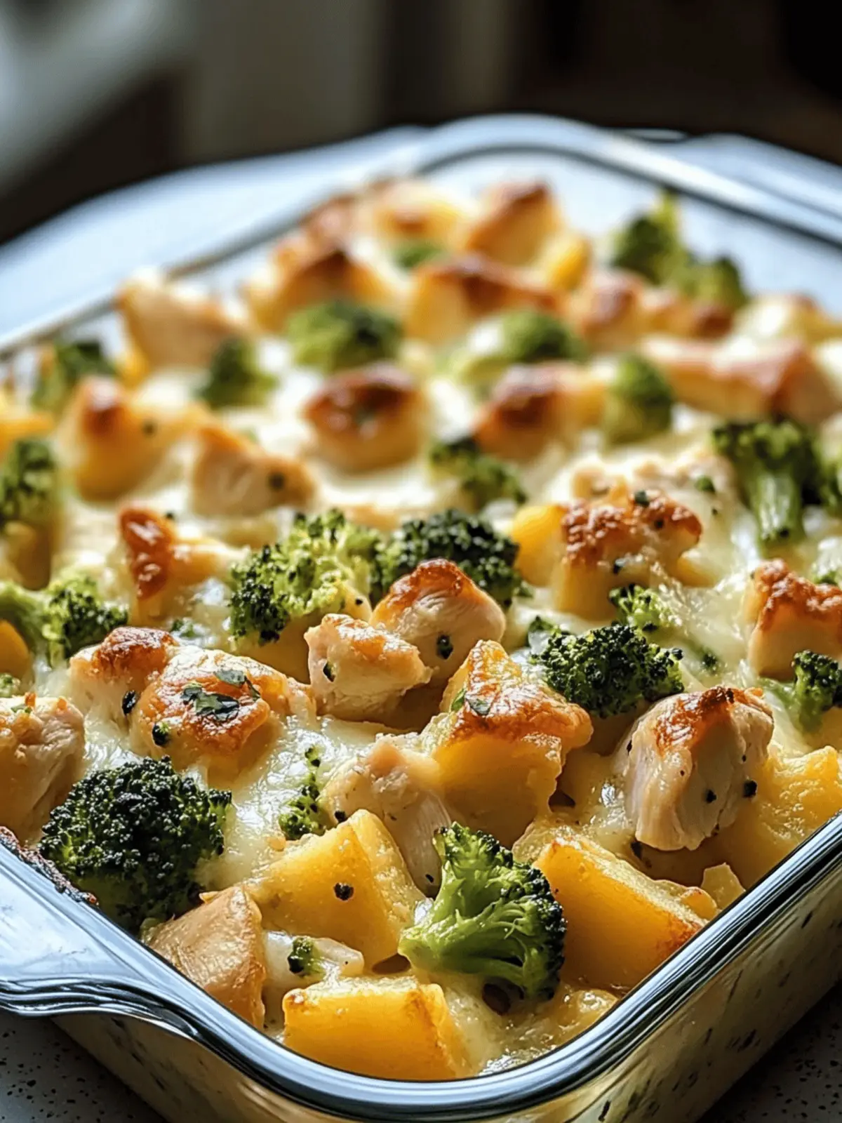 Creamy Baked Potato Chicken and Broccoli Casserole Delight 4 Baked Potato Chicken and Broccoli Casserole